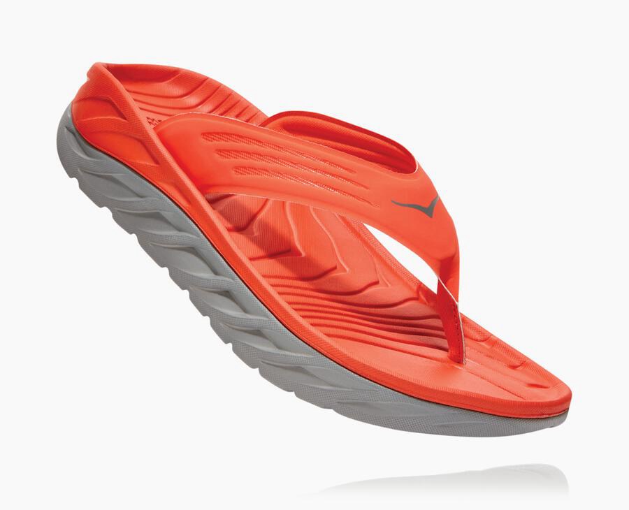 Hoka One One Sandaler Herre - Ora Porno Flip - Rød - 630289EUT